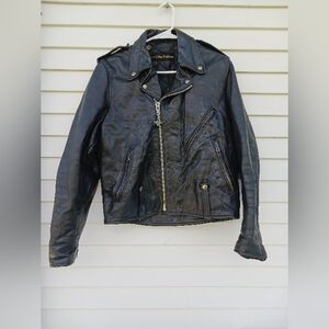 Vintage 1950s AMC Harley-Davidson Leather Jacket